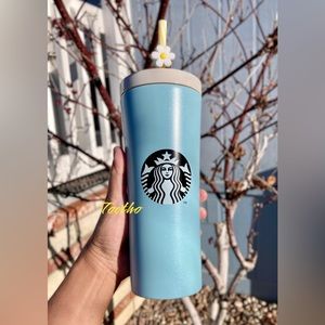 Starbucks Korea Valentine’s Blue Stainless Steel Phinney 16oz Tumbler